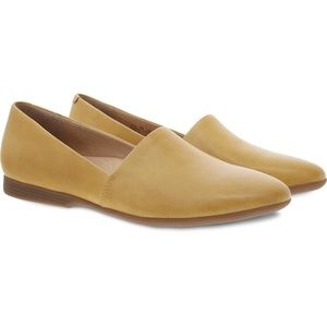 Dansko Women's Larisa - Yellow Burnished Nappa - 38